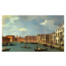 Obrazová reprodukce View of the Canal of Santa Chiara, Venice, (1697-1768) Canaletto, 40 × 23.9 