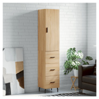 vidaXL Skříň highboard dub sonoma 34,5 x 34 x 180 cm kompozitní dřevo