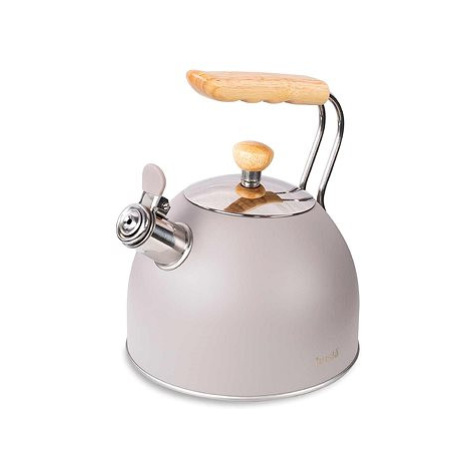 Rychlovarná konvice s píšťalkou 2,5 l Husla Grey 73907 KingHoff