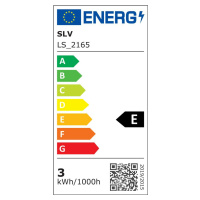 SLV BIG WHITE KARPO, nástěnné a stropní svítidlo, jedna žárovka, LED, 3000K, kulaté, bílé, s vyp