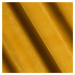 Dekorační velvet závěs s kroužky VERMONT mustard/hořčicová 140x250 cm (cena za 1 kus) MyBestHome
