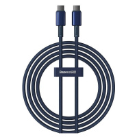 Kabel Baseus Tungsten Glod USB-C na USB-C, 100 W, 2 m (modrý)