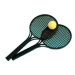 Soft tenis - černý (2rakety, míček)