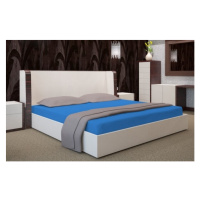 Modré napínací plachty na postele Šířka: 90 cm | Délka: 200 cm