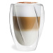 Sada 2 dvoustěnných sklenic Vialli Design Latte, 300 ml