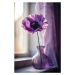 Fotografie Purple Poppy In Vase, Treechild, 26.7x40 cm