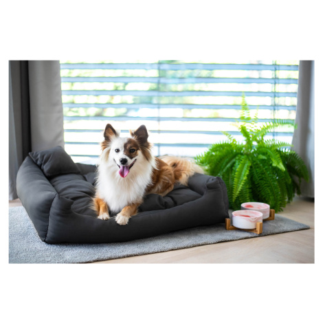 Vsepropejska Lux nadýchaný pelech pro psa Barva: Tmavě-šedá, Rozměr (cm): 130 x 110