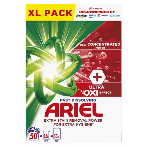 Ariel prací prášek Oxi 50 praní 2.75 kg