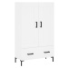 vidaXL Skříň highboard bílá 69,5 x 31 x 115 cm kompozitní dřevo