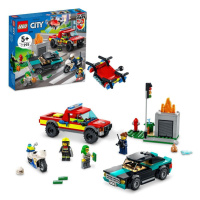 Lego® city 60319 hasiči a policejní honička