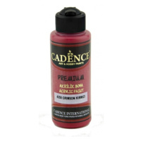 Akrylová barva Cadence Premium 120 ml - crimson red karmínově červená Aladine