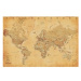 World Map: Vintage Style