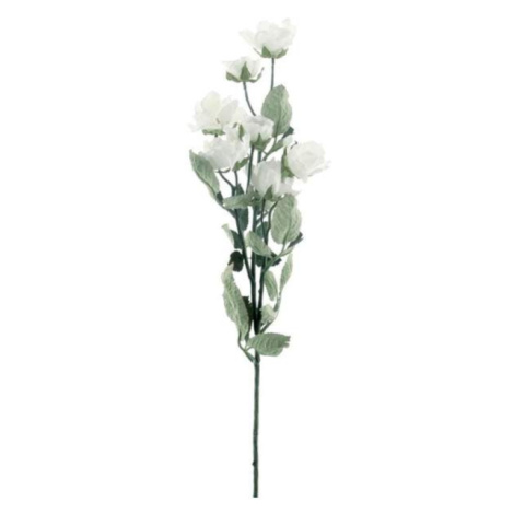 Růže mini ECO řezaná umělá bílá 68cm Nova Nature