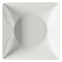 Čtvercový hluboký talíř Mesh Rosenthal bílý 20 cm