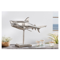Dekorační socha žralok AMEIS 70 cm Dekorhome Zlatá,Dekorační socha žralok AMEIS 70 cm Dekorhome 