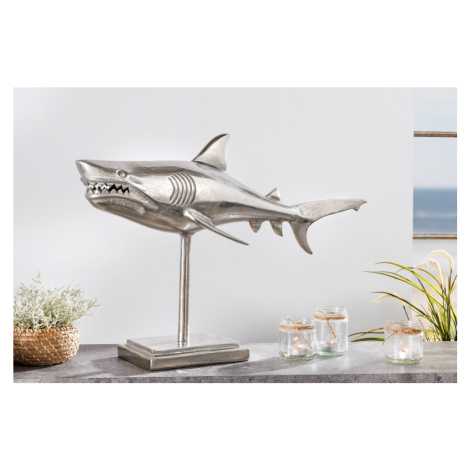 Dekorační socha žralok AMEIS 70 cm Dekorhome Zlatá,Dekorační socha žralok AMEIS 70 cm Dekorhome  Invicta Interior