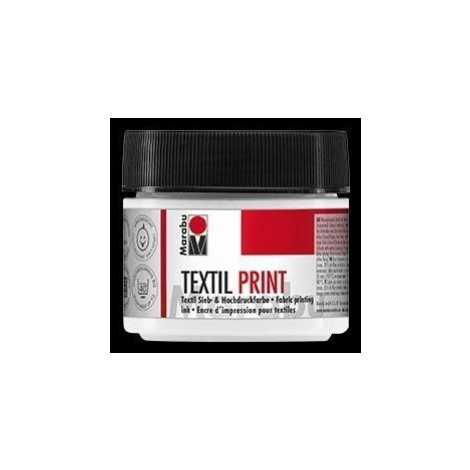 Marabu textilní barva na sítotisk a linoryt/bílá 100 ml