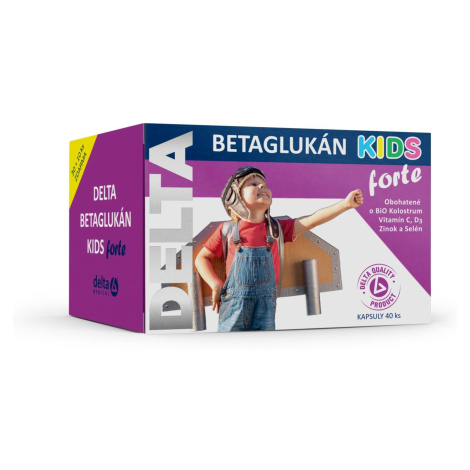 DELTA Betaglukan Kids forte 30+10 kapslí