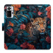 iSaprio Flip pouzdro Flower Jaguar 02 pro Xiaomi Redmi Note 10 Pro