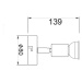 ACA Lighting Spot nástěnné svítidlo MC634WH1