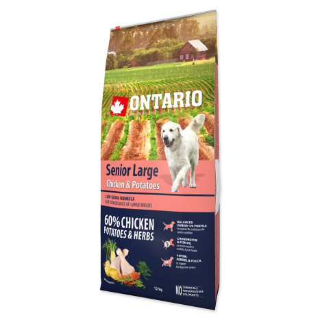 Ontario Senior Large Chicken&Potatoes granule 12 kg