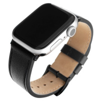 FIXED Leather Strap kožený řemínek pro Apple Watch 38/40/41 mm černý