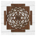 Dřevěná mandala na zeď - Symbol Sri Yantra