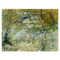 Obrazová reprodukce River Bank in Springtime, Vincent van Gogh, 40 × 30 cm