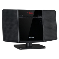 Auna V14.2, vertikální stereo systém, CD, FM tuner, BT, USB, AUX