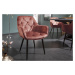 LuxD Designová židle Garold hnědý samet
