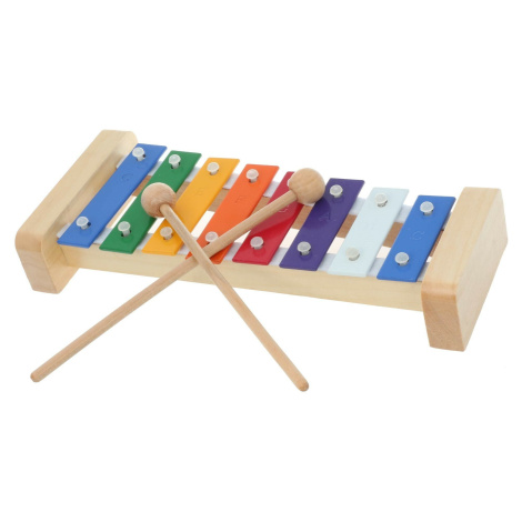 Xylofon s 8 kovovými klávesami, 27 cm Simba