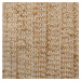 Flair Rugs koberce Kusový koberec Levi Chenille Jute Natural - 80x150 cm