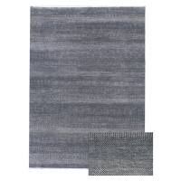 Diamond Carpets koberce Ručně vázaný kusový koberec Diamond DC-MCN Dark blue/silver - 120x170 cm