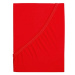B.E.S. PETROVICE Prostěradlo Jersey česaná bavlna MAKO 120 × 200 cm, červené