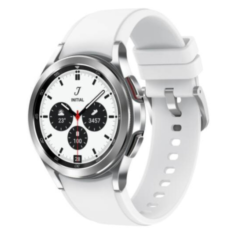 Chytré hodinky Samsung Galaxy Watch4 Classic / 42mm / SM-R880NZSAEUE / Wi-Fi / GPS / stříbrná / 