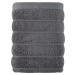 Tmavě šedý bavlněný ručník 30x50 cm Frizz – Foutastic