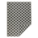 NORTHRUGS - Hanse Home koberce Kusový koberec Twin-Wendeteppiche 103124 schwarz creme – na ven i