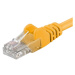 PremiumCord Patch kabel UTP RJ45-RJ45 CAT6 3m žlutá