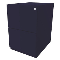 BISLEY Pojízdný kontejner Note™, se 2 kartotékami pro závěsné složky, v x š 645 x 420 mm, antrac