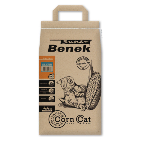 Benek Super Corn Cat mořský vánek - 7 l (cca 4,4 kg) Super Benek