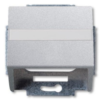 ABB kryt datové zásuvky hliníková stříbrná 2CKA001724A4263 Future Linear, Busch-axcent 1758-83 (