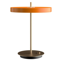 Oranžová LED stmívatelná stolní lampa s kovovým stínidlem (výška 41,5 cm) Asteria Table – UMAGE