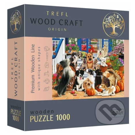 Psie priateľstvo (Drevené puzzle) Trefl