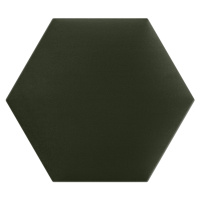 Čalouněný nástěnný panel HEXAGON 40x35 cm khaki MyBestHome