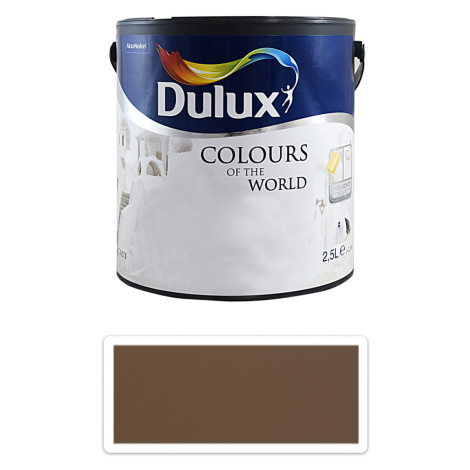 DULUX Colours of the World - matná krycí malířská barva do interiéru 2.5 l Indický palisandr