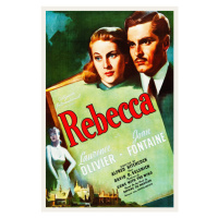Obrazová reprodukce Rebecca / Alfred Hitchcock (Retro Cinema / Movie Poster), 26.7x40 cm