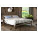 Dřevěná postel Stacy, provedení BO105 šedý granit, 140x200 cm