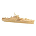 Woodcraft Dřevěné 3D puzzle loď křižník