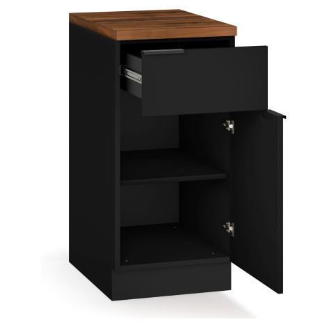 Blumfeldt WoodVista skříňka se zásuvkami, Robustní MDF pracovní deska, Soft-Close panty, Hliníko