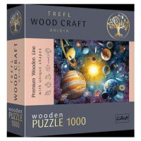 Trefl Wood Craft Origin Puzzle Cesta sluneční soustavou 1000 dílků